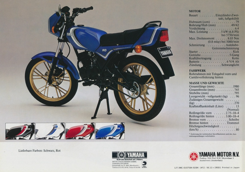 suzuki rd 80